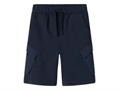 Mørkeblå bermudashorts i sweatkvalitet og cargo-look fra Name It 13244130 navy blazer